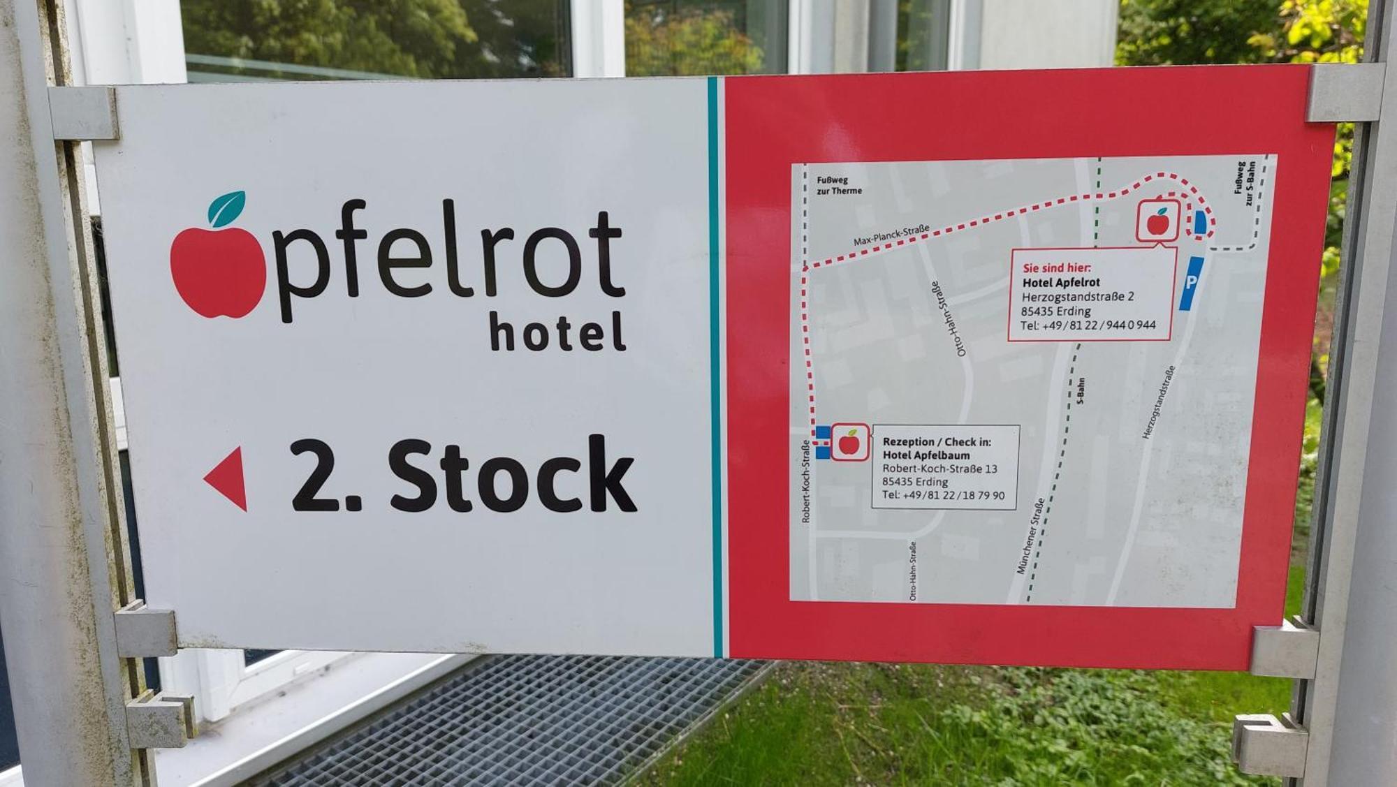 Hotel-Etage Apfelrot Erding Ngoại thất bức ảnh